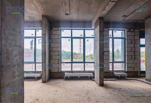 ПСН 92,5 м² в аренду ЖК Бунинские кварталы, 1 этаж, угловое помещение с витринными окнами и двумя входами