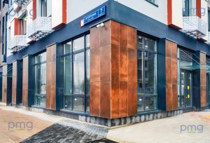 ПСН 92,5 м² в аренду ЖК Бунинские кварталы, 1 этаж, угловое помещение с витринными окнами и двумя входами